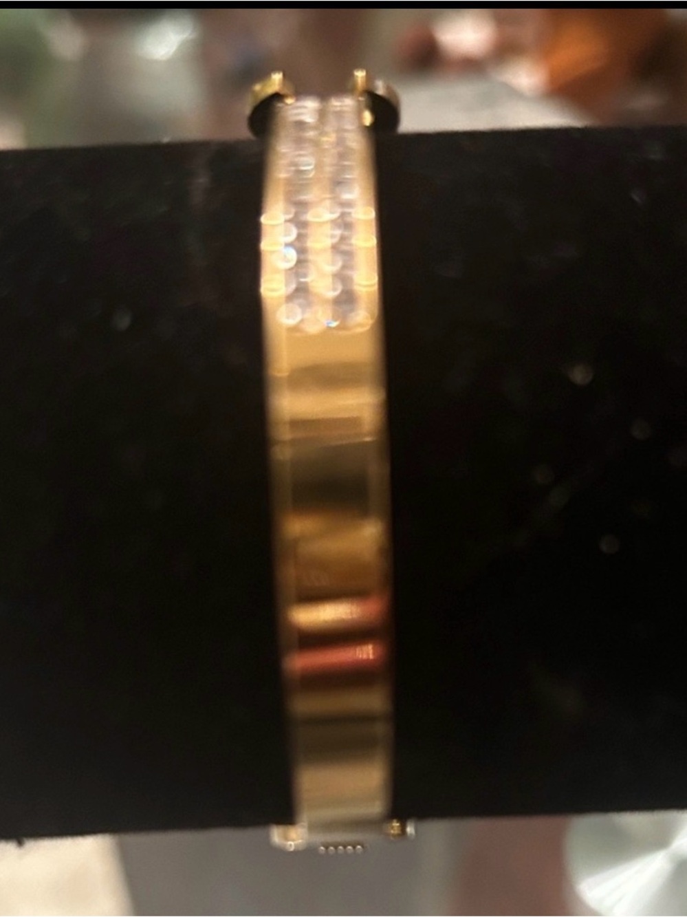 “iced Out”Gold toned and Silver Bracelet... - Picture 2 of 11